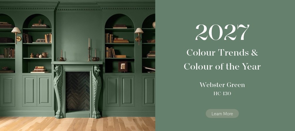 2027 Colour Trends & Colour of the Year - Webster Green HC-130